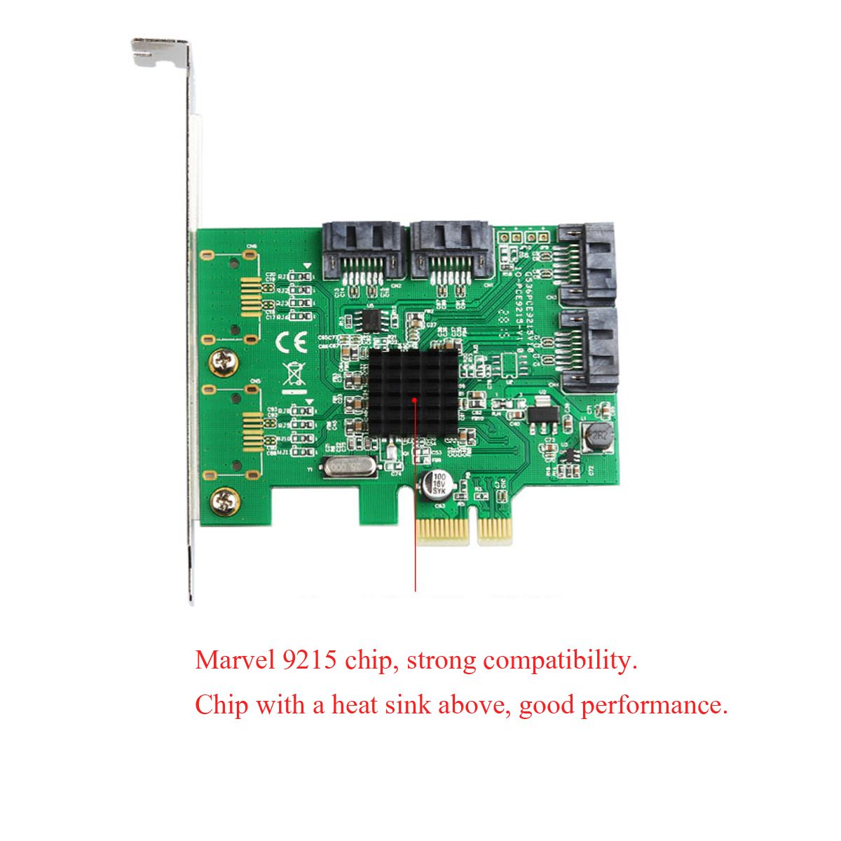 4-Port-PCI-Express-X1-SATA-30-6Gbs-Expansion-Adapter-Card-Chipset-For-Marvell-1213513