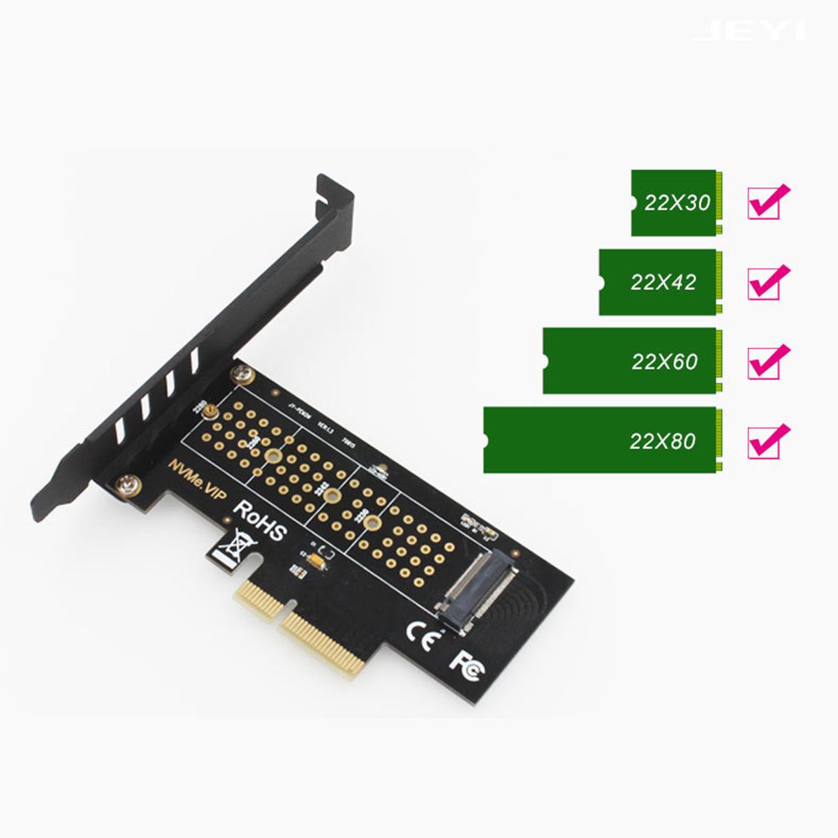 JEYI-NVMe-M2-M-Key-to-PCI-E-30-X4-Adapter-Card-NVMe-Converter-Card-PCI-E-Expansion-Card-1313564