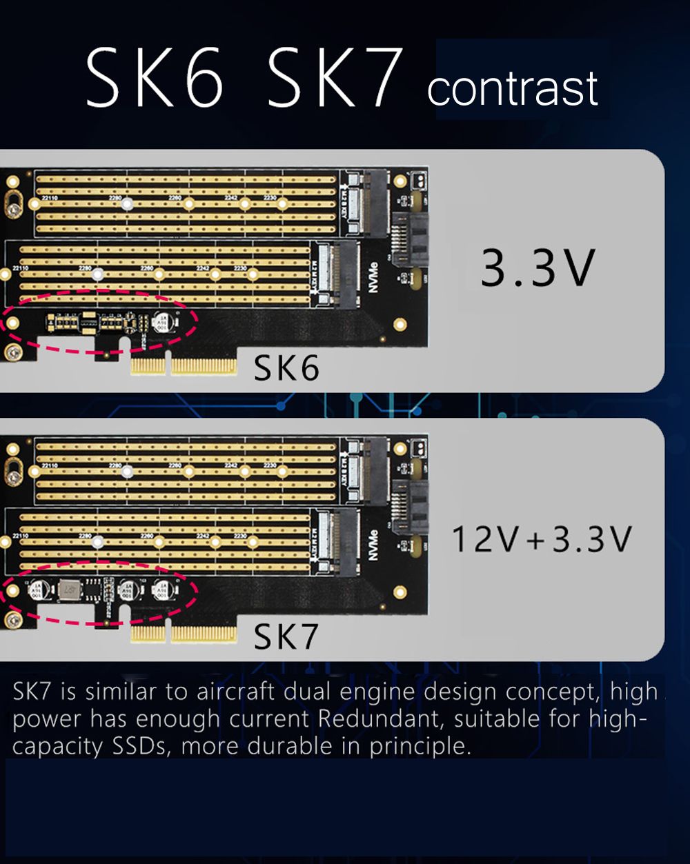 JEYI-SK7-M2-NVMe-SSD-NGFF-TO-PCI-E-Riser-Card-X4-Adapter-M-Key-B-KEY-Dual-Interface-Card-Support-PCI-1745136