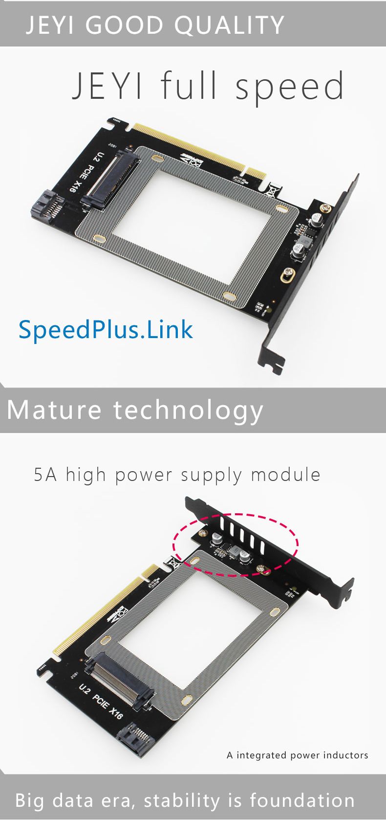 JEYI-U2X16-PCI-Express-30-4X-X16-to-U2-SFF-8639-Adapter-NVMe-PCI-E-SSD-PCI-E-to-U2-Expansion-Card-M2-1650478