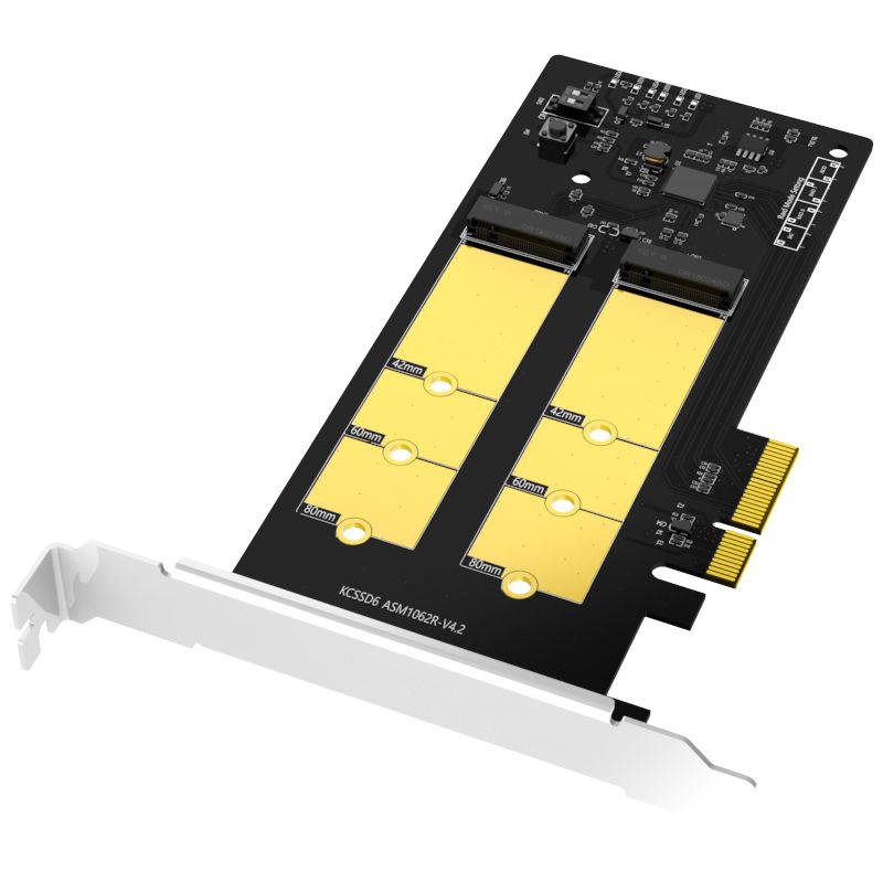 MAIWO-KCSSD6Plus-Dual-Disk-RAID-Array-M2-SSD-Converter-Card-PCI-E-X4-to-SATA-Expansion-Card-Adapter--1648107