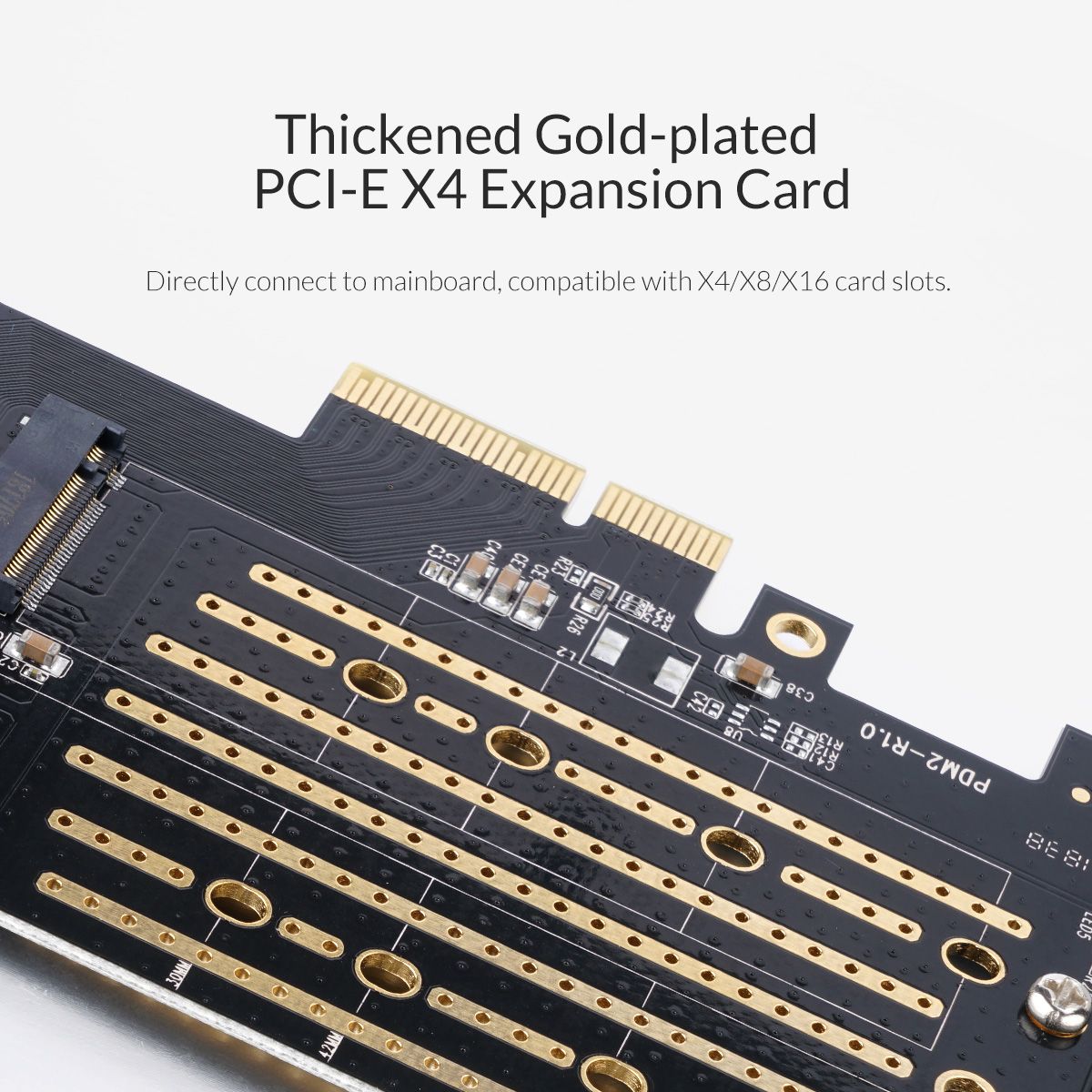 Orico-PDM2-M2-NVME-to-PCI-E-30-Gen3-X4-Expansion-Card-for-PCI-E-NVME-SATA-Protocol-M2-SSD-1492841
