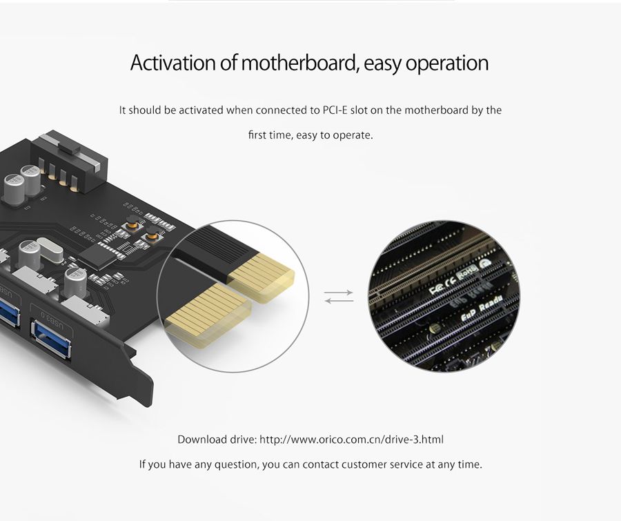 Orico-PME-4U-4-Port-USB30-PCI-E-Expansion-Adapter-Card-1201266