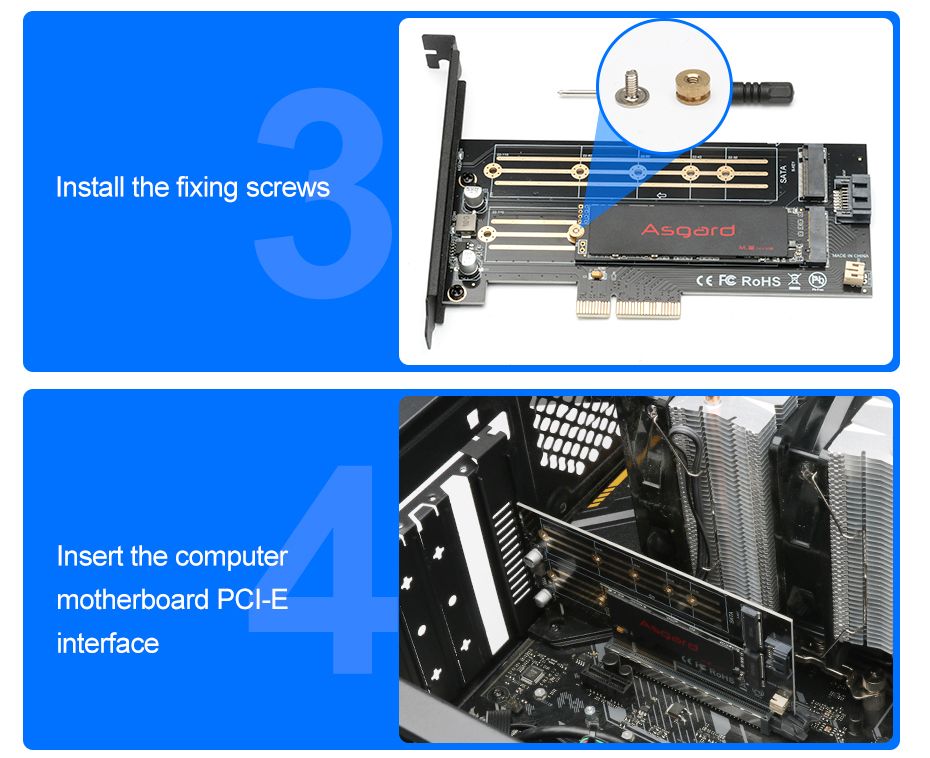 Rocketek-EC03-M2-Hard-Disk-Adapter-Expansion-Card-PCI-E-X4-30-M2-SSD-SATANVME-Protocol-NGFF-M-keyB-k-1650408