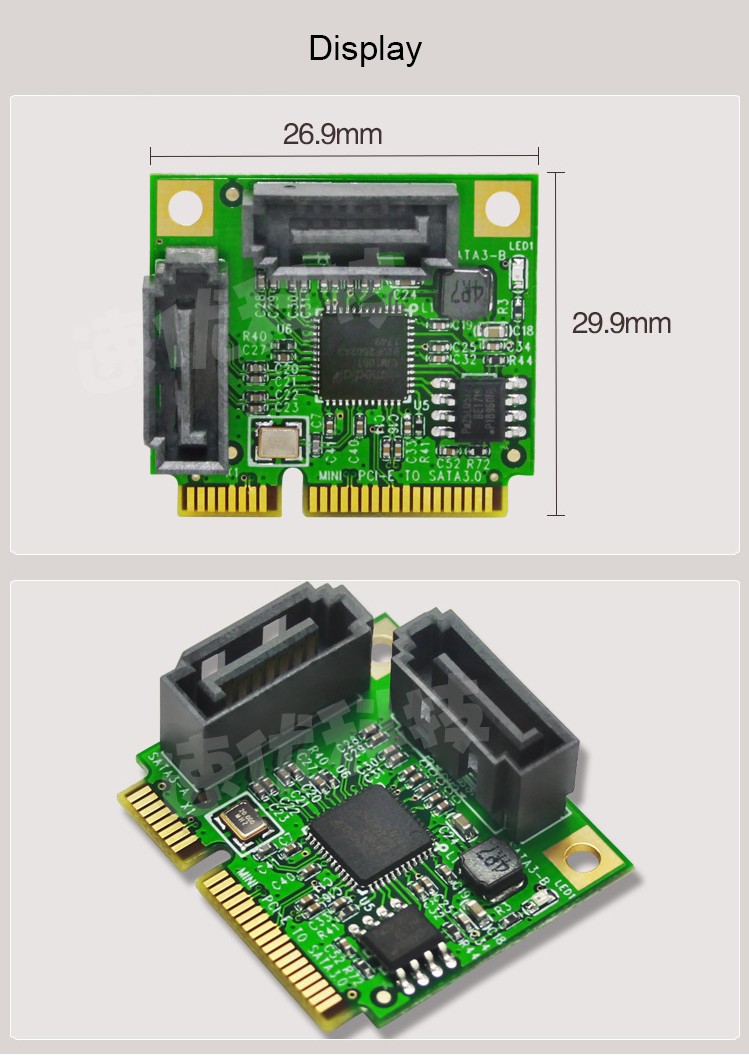 SSU-MINI-PCI-E-to-SATA3-Mini-Expansion-Card-6Gbps-SSD-Hard-Disk-Interface-for-Windows-XP-Vista-7-8-1533304