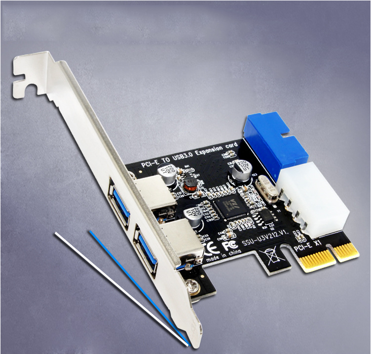 SSU-V212-PCI-E-to-USB-30-Desktop-Computer-Expansion-Card-With-Front-20-Pin-Interface-1534916