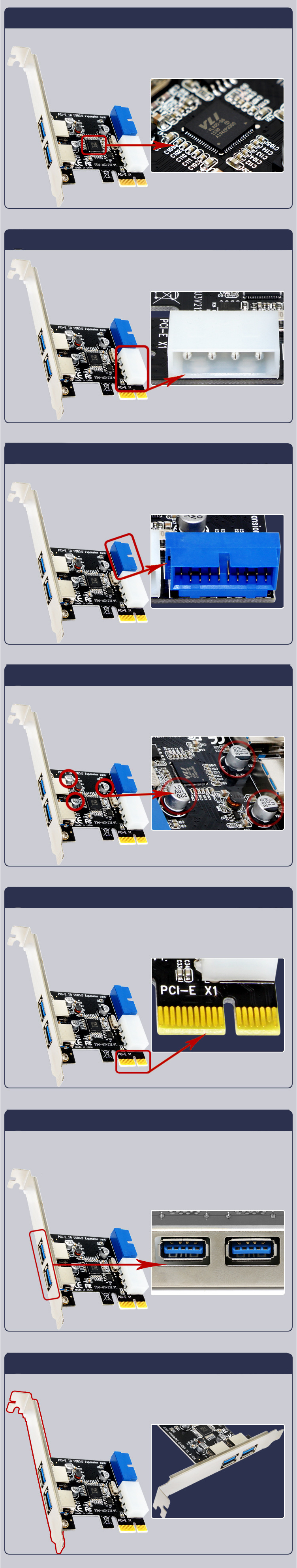 SSU-V212-PCI-E-to-USB-30-Desktop-Computer-Expansion-Card-With-Front-20-Pin-Interface-1534916