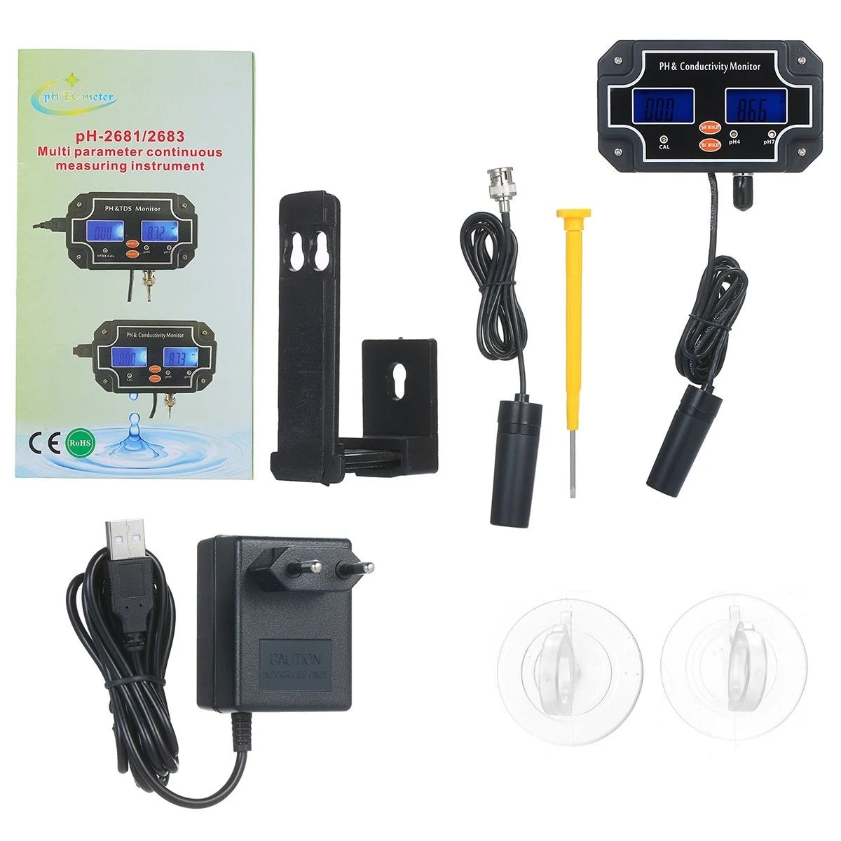 PHEC-2681-2-in-1-Water-Quality-Tester-pHEC-Meter-Waterproof-Double-Display-Tester-Black-EU-Plug-1749631