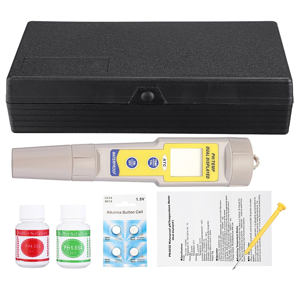 Wattson-PH035Z-Accurate-Waterproof-Double-Display-PH-and-Temperature-Testing-Meter-Test-Pen-with-Aut-1411146