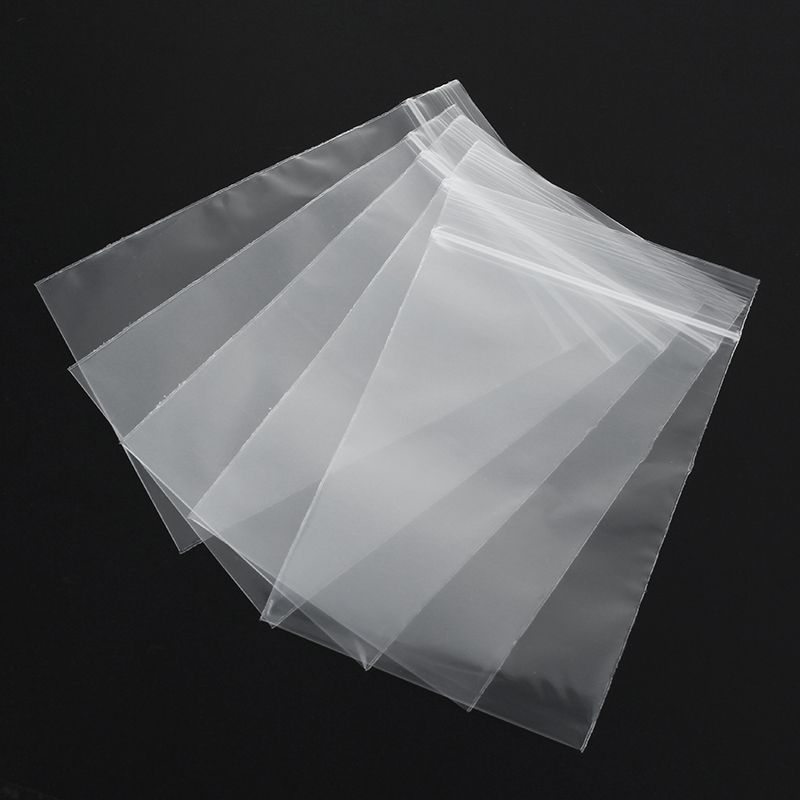 100Pcs-8x12cm-Clear-Plastic-Zip-Lock-Bags-Reclosable-Storage-Packaging-Zipper-Bags-1213575