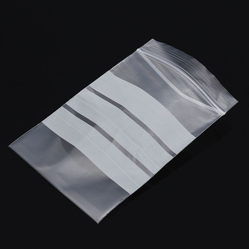100Pcs-8x12cm-Reclosable-Ziplock-Bag-with-Writing-Panels-PE-Self-Adhesive-Seal-Ring-Bags-1195061