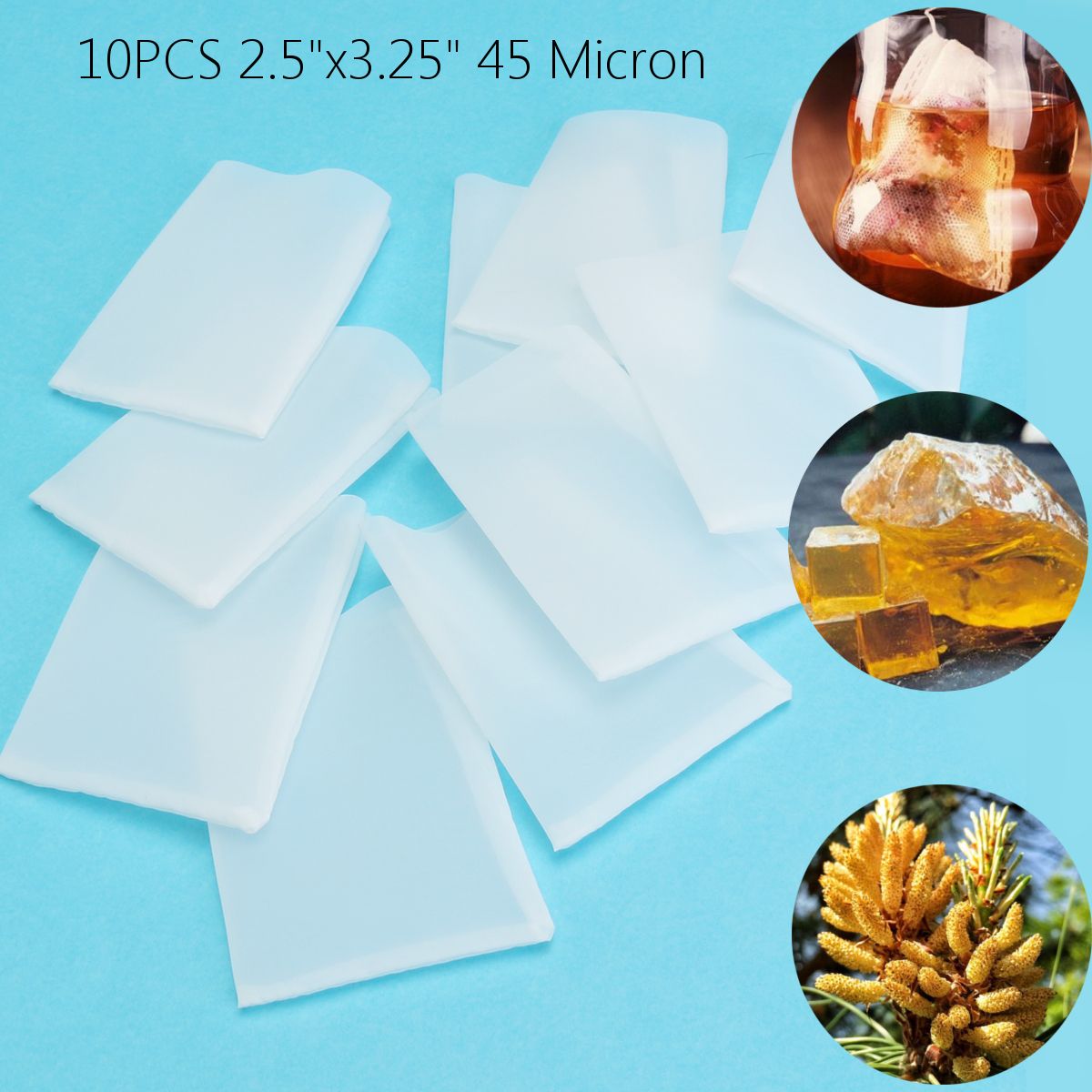 10Pcs-25x325-inch-45-Micron-Rosin-Nylon-Screen-Bags-Heat-Press-Rosin-Filter-Bags-1262279