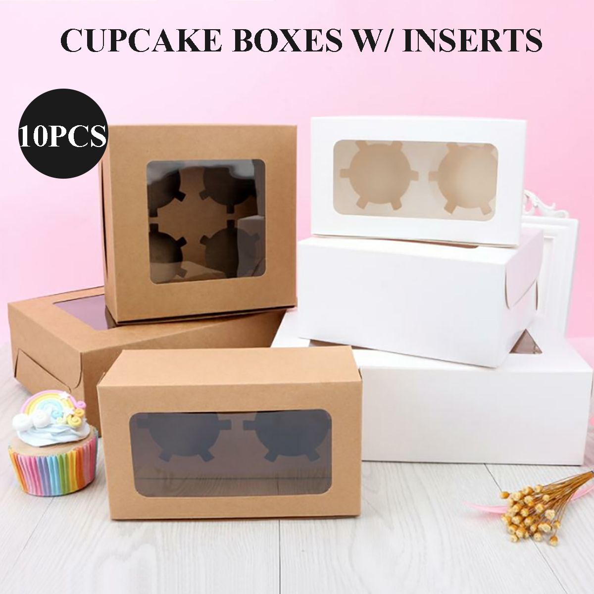 10Pcs-Kraft-Paper-Cake-Cup-Muffin-Box-Bakery-Cake-Container-Party-Favors-1673649
