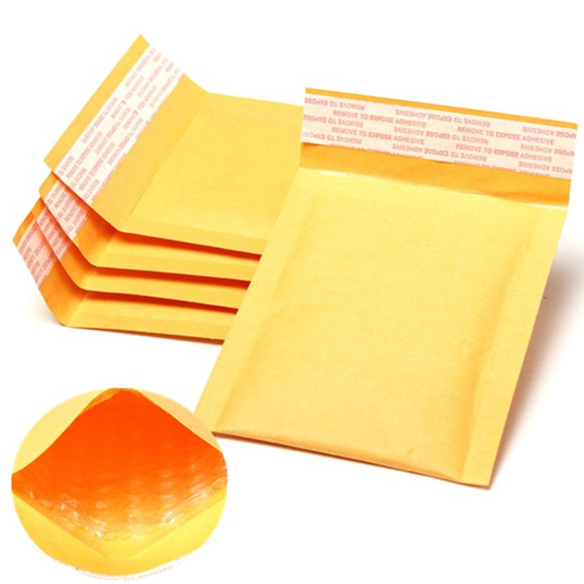 10pcs-230280mm40mm-Bubble-Envelope-Yellow-Color-Kraft-Paper-Bag-Mailers-Envelope-978852