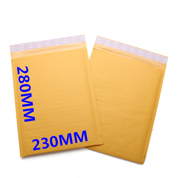 10pcs-230280mm40mm-Bubble-Envelope-Yellow-Color-Kraft-Paper-Bag-Mailers-Envelope-978852