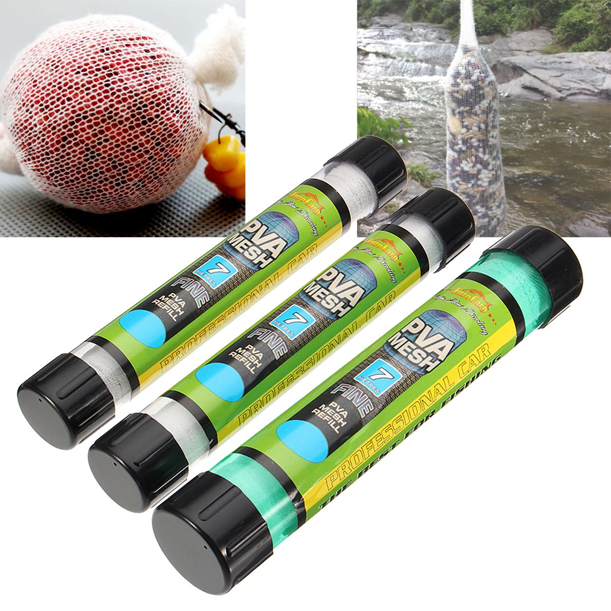 152537mm-Width-PVA-Wide-Wire-Mesh-Coarse-Fishing-Baits-Bag-Stocking-Plunger-Stick-Tube-7m-Length-1298089