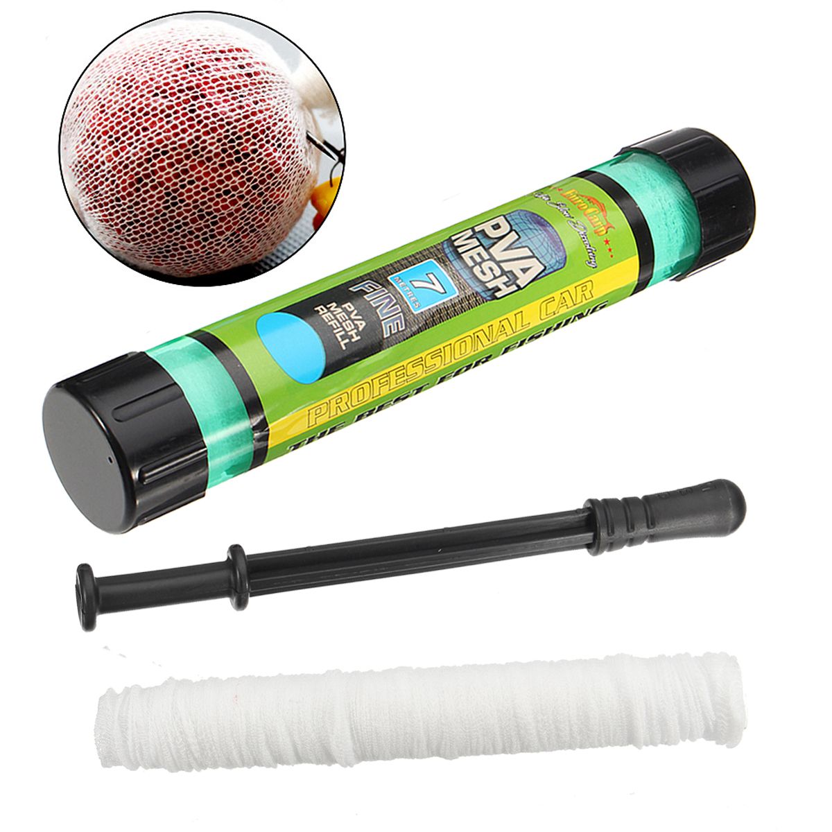 152537mm-Width-PVA-Wide-Wire-Mesh-Coarse-Fishing-Baits-Bag-Stocking-Plunger-Stick-Tube-7m-Length-1298089