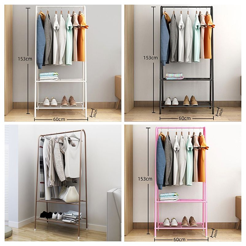 153x60x36cm-Clothes-Hanger-Shoe-Organizer-Portable-Floor-Display-Racks-Garment-Stand-1585003