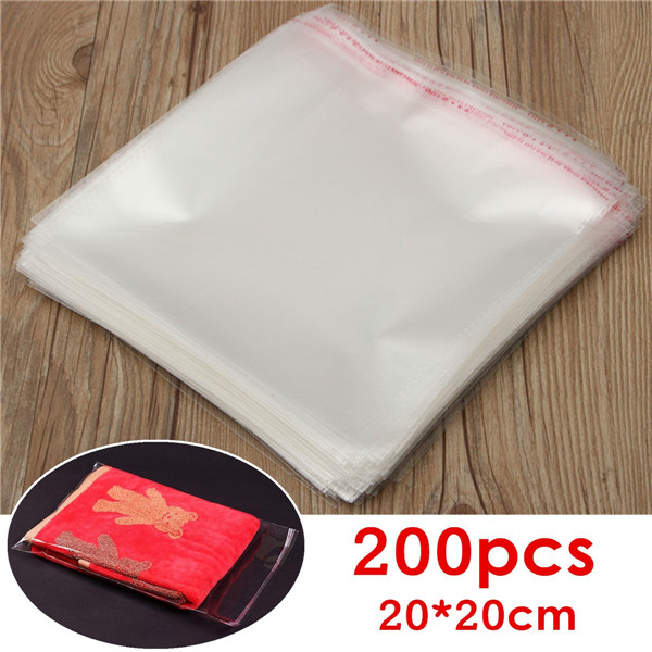 200PCS-200times200mm-Transparent-Plastic-Bags-Debris-Bag-1060390