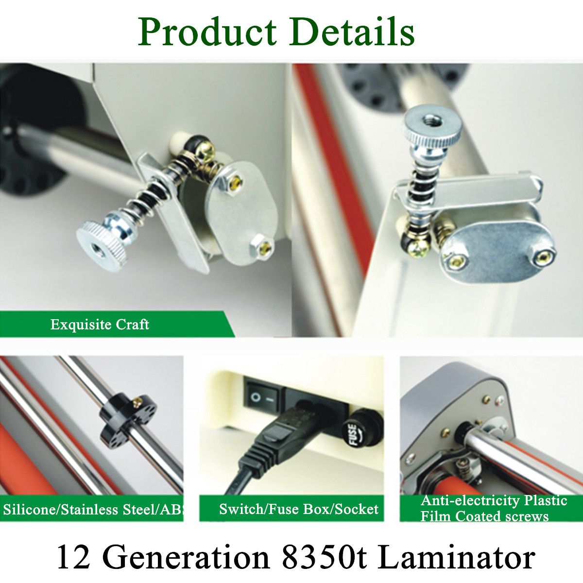 220V-12-Generation-8350T-Laminator-Four-Rollers-Hot-Roll-Laminating-Machine-A3-1242805