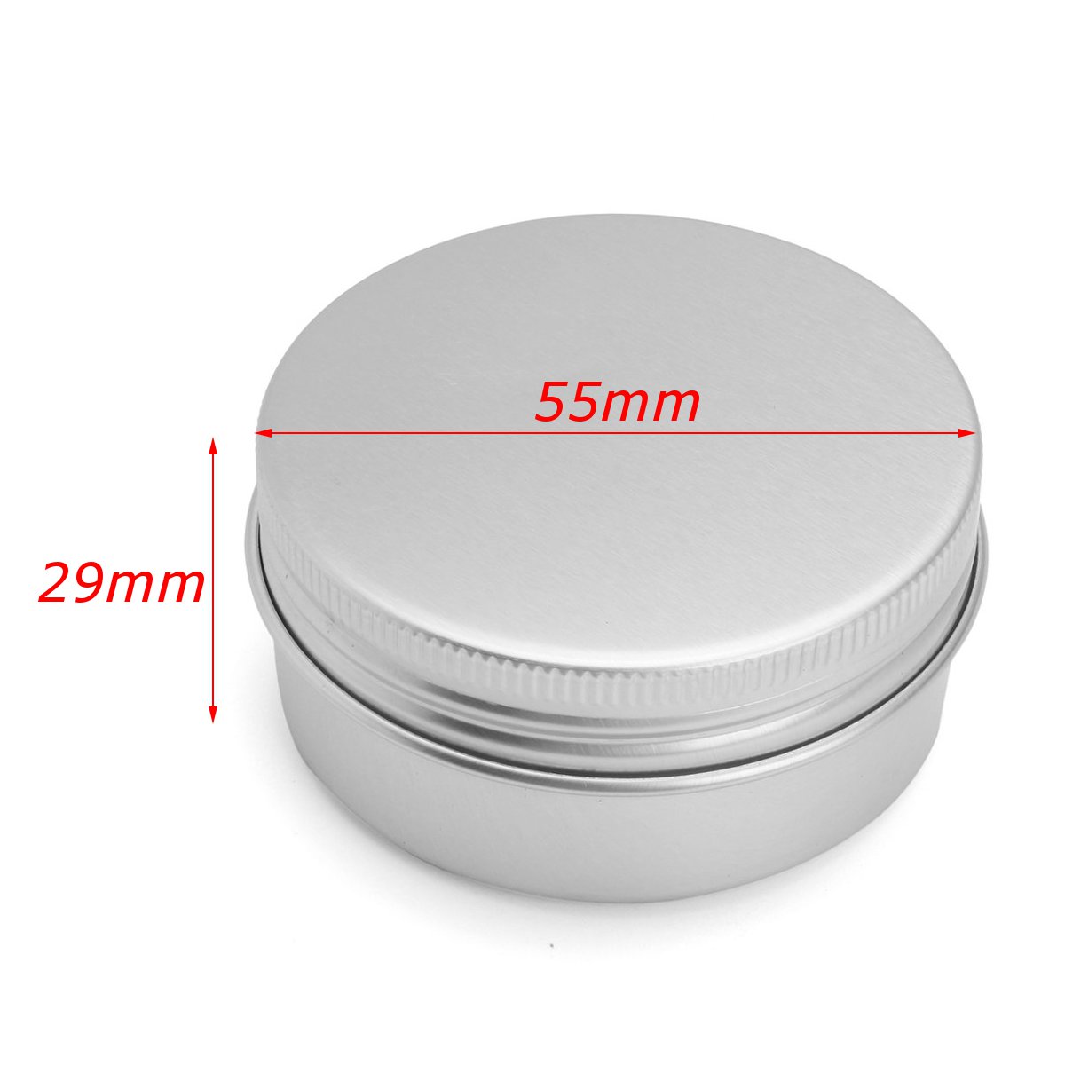 24Pcs-50G-Aluminum-Round-Empty-Jar-Tin-Screw-Top-Lid-Cosmetic-Sample-Storage-Container-1207844