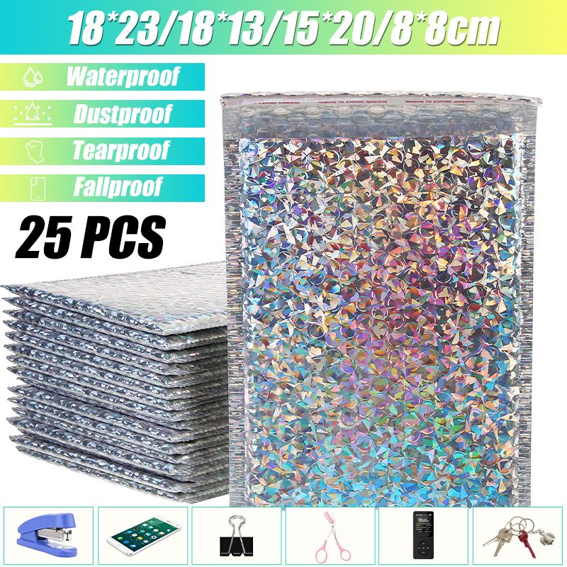 25pcs-Bubble-Envelope-Foam-Foil-Shipping-Mailing-Bag-Seal-Package-Waterproof-1712903