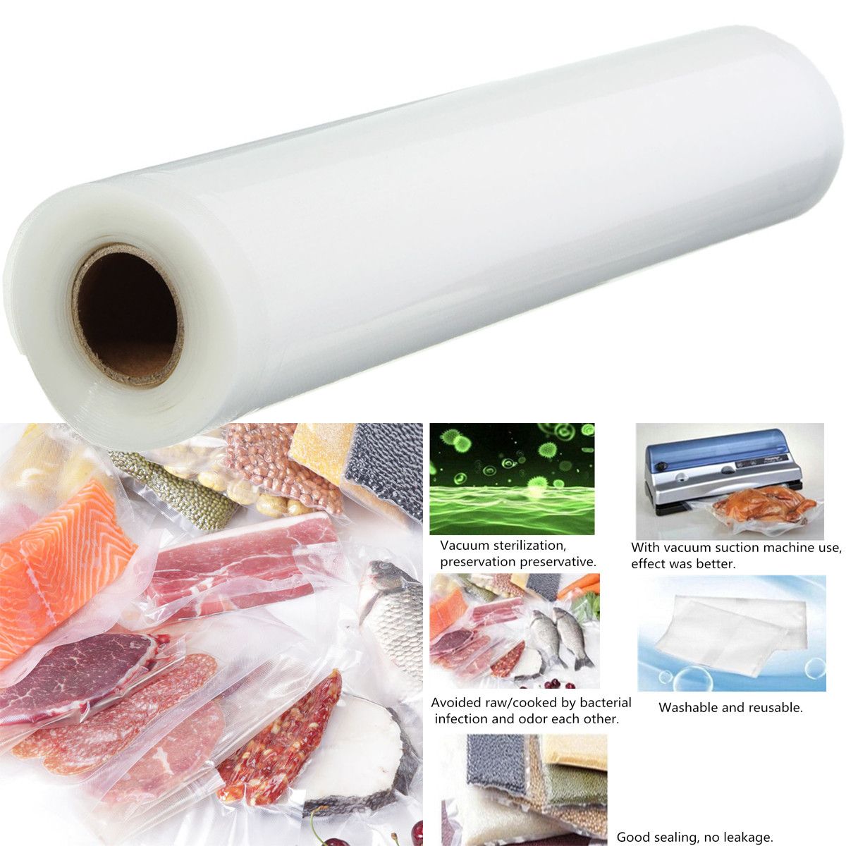28x500cm-Vacuum-Sealer-Food-Saver-Bags-Reusable-Replacement-Storage-Commercial-Grade-Bag-Roll-1248916