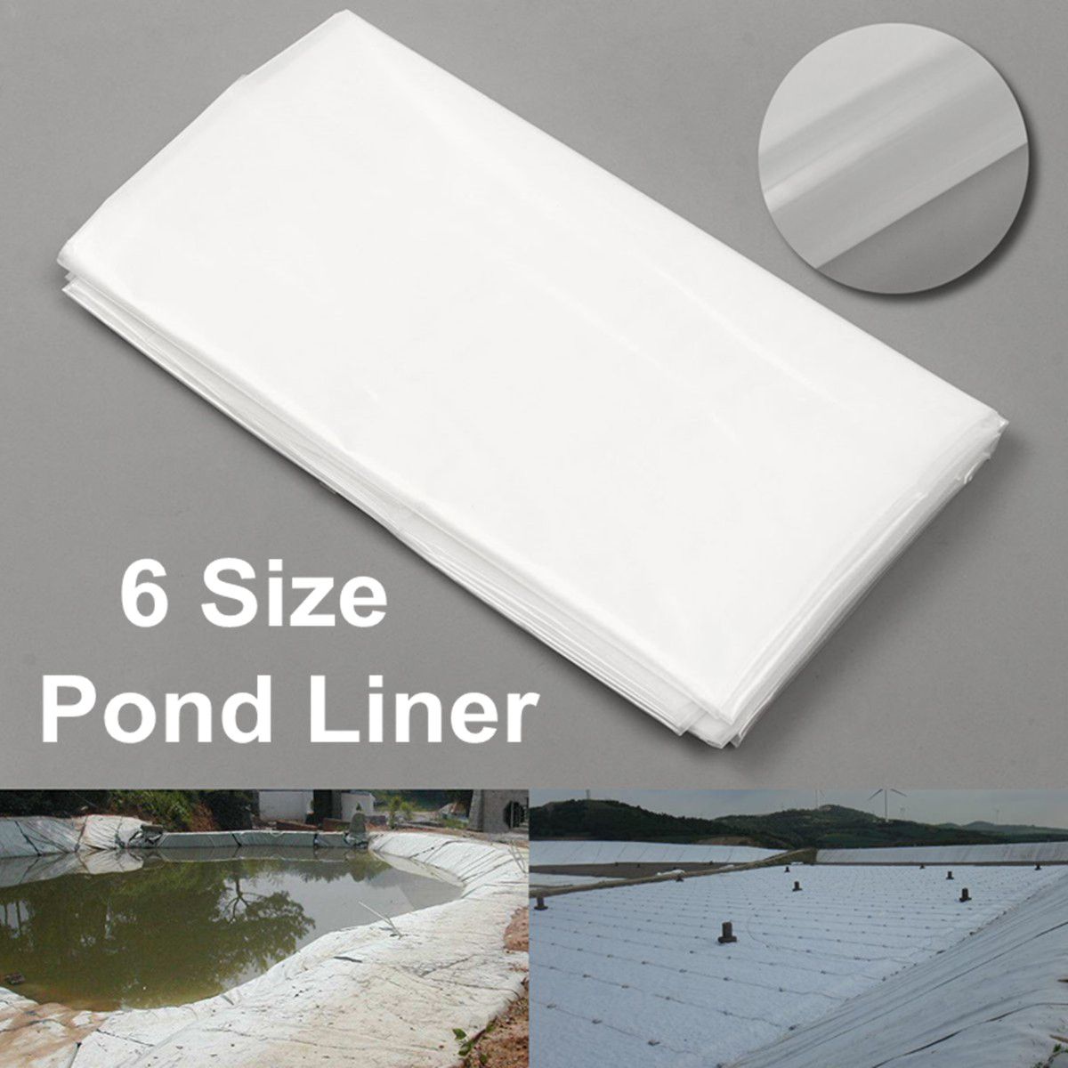 2mtimes234567m-White-Fish-Pond-Liner-Fishing-Tool-Garden-Pool-HDPE-Membrane-Reinforced-Landscaping-1303558