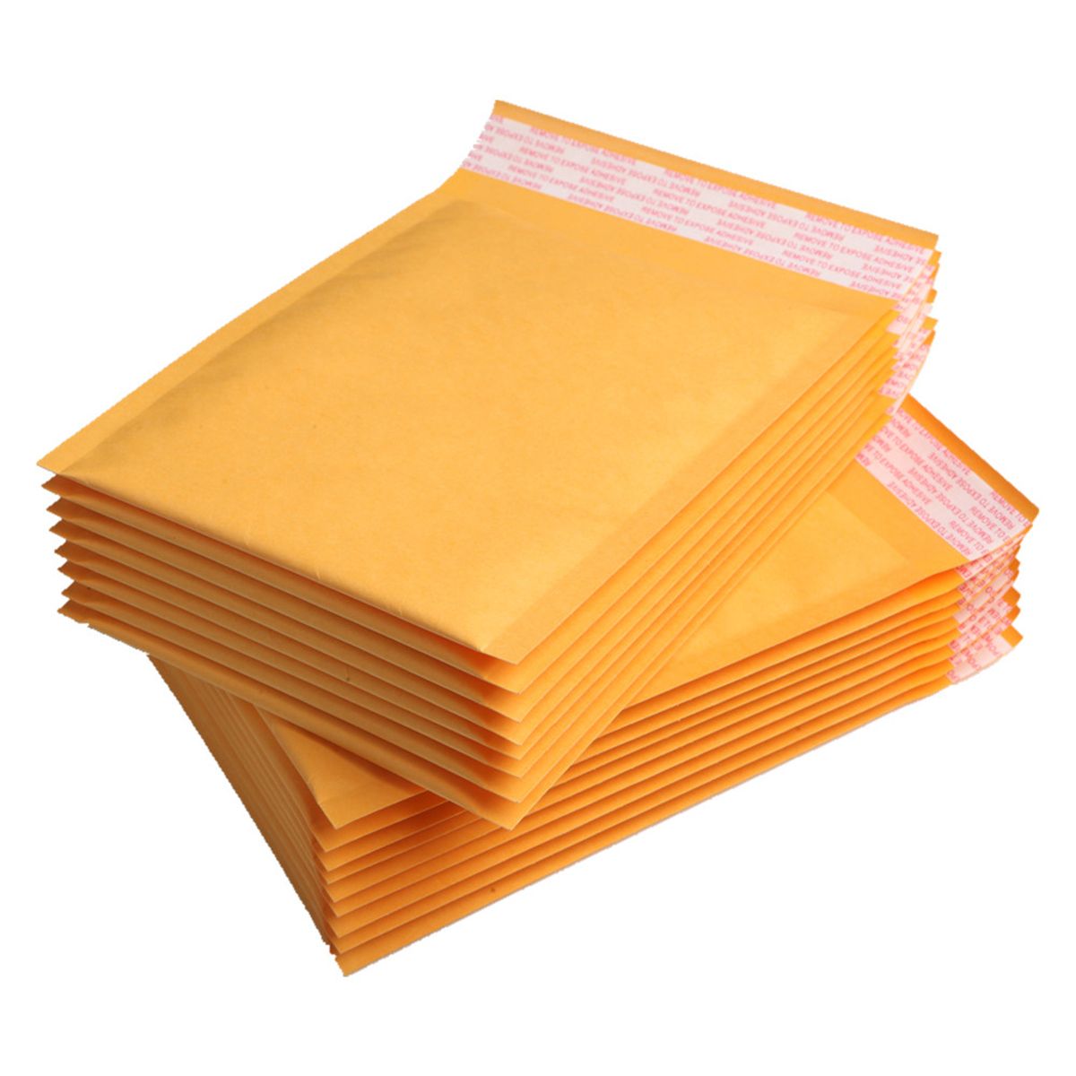 50Pcs-Kraft-Paper-Bubble-Mailers-Padded-Envelopes-Self-Seal-Shipping-Bags-Lot-Yellow-1419541