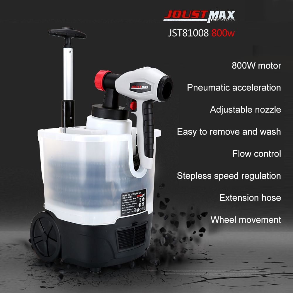 220V-800W-800ML-Cart-Type-Electric-Sprayer-Removable-High-pressure-Airless-Paint-Spray-Tool-1689497