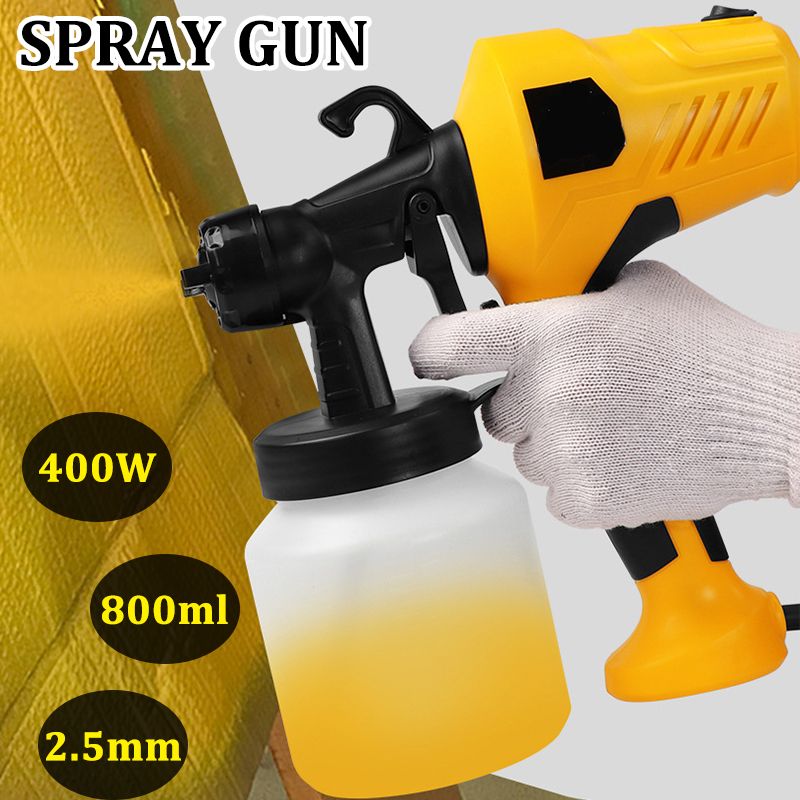 400W-800ml-25mm-High-Voltage-Electric-Paint-Spray-Guns-Portable-Detachable-Paint-Tool-1756854