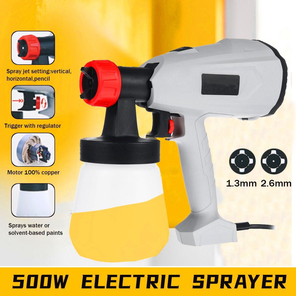 500W-700ML-Electric-Paint-Sprayer-Home-Garden-Wall-DIY-Work-Spray-Tools-1741126
