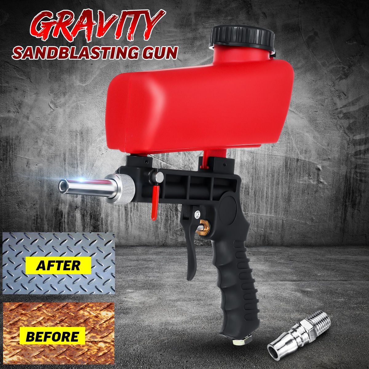 90PSI-Portable-Handheld-Sandblasting-G-un-14-Inch-Air-Compressor-Speed-Blasting-Tool-1567222