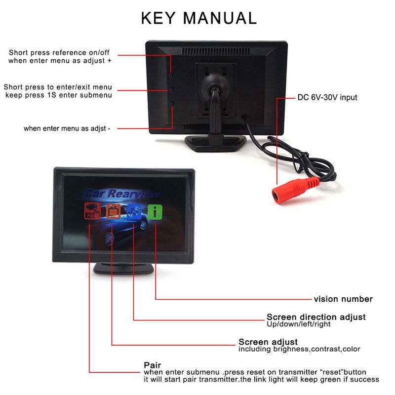 Car-5Inch-Wireless-Stand-Alone-Monitor-With-16mm-Wide-Angle-Camera-1579681