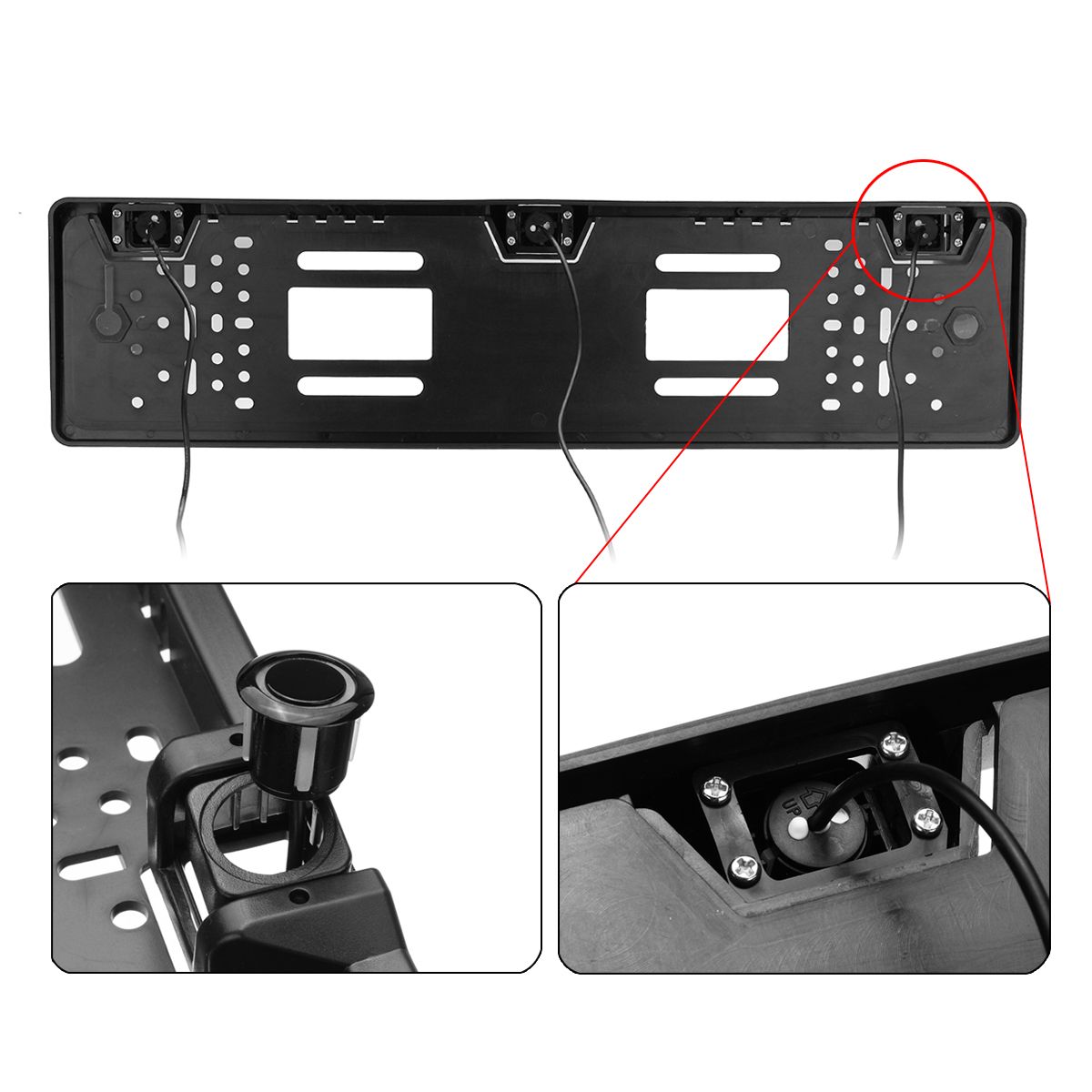 Wireless-Car-Parking-Sensor-System-Kit-License-Number-Plate-Frame-LED-Display-1259593