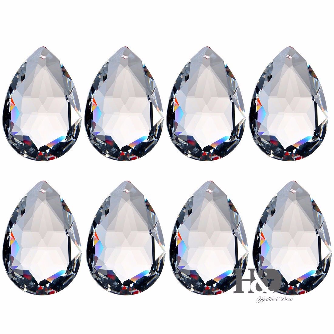 10PCS-Clear-Chandelier-Glass-Crystal-Lighting-Prisms-Hanging-Drops-Pendants-38MM-1105403