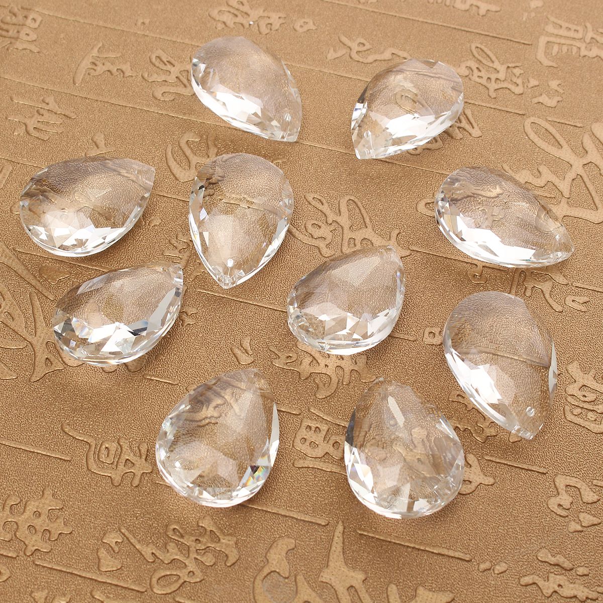 10PCS-Clear-Chandelier-Glass-Crystal-Lighting-Prisms-Hanging-Drops-Pendants-38MM-1105403