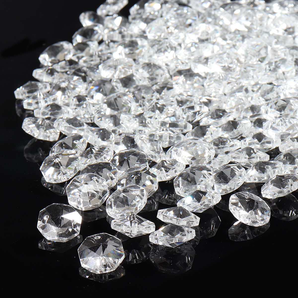 200PCS-14MM-Diameter-Clear-Crystal-Glass-Chandelier-Part-Prisms-Octagonal-LED-Light-Beads-Decor-1635122