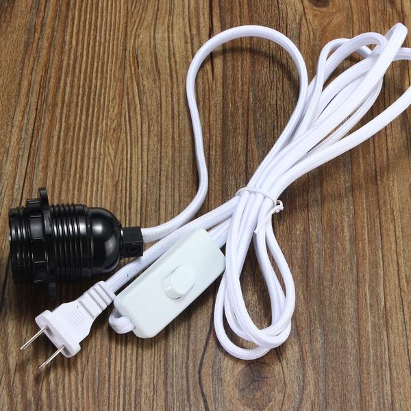 25M-Cord-E27E26-Edison-Pendant-Light-Holder-Hanging-Lamp-Socket-US-Plug-Adapter-Switch-1055926