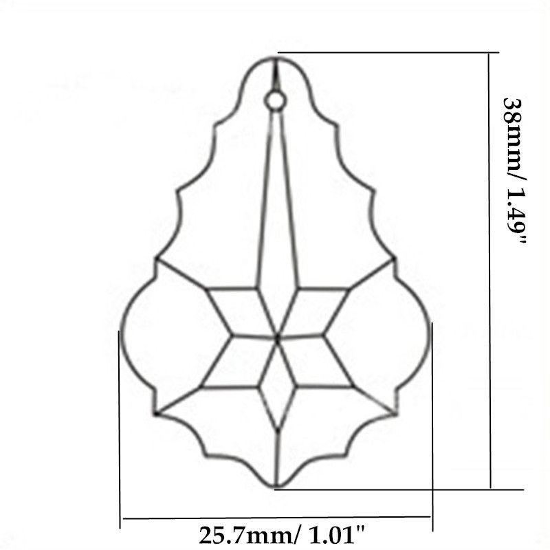 38MM-Chandelier-Clear-Crystal-Glass-Maple-Leaf-Pendant-Lamp-Prisms-Part-Decor-1066405