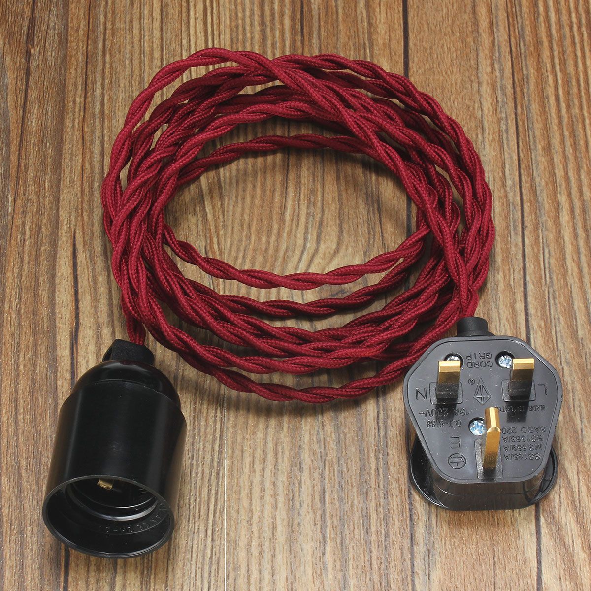 3M-E27-Vintage-Twisted-Fabric-Cable-UK-Plug-In-Pendant-Lamp-Light-Bulb-Holder-Socket-1068749