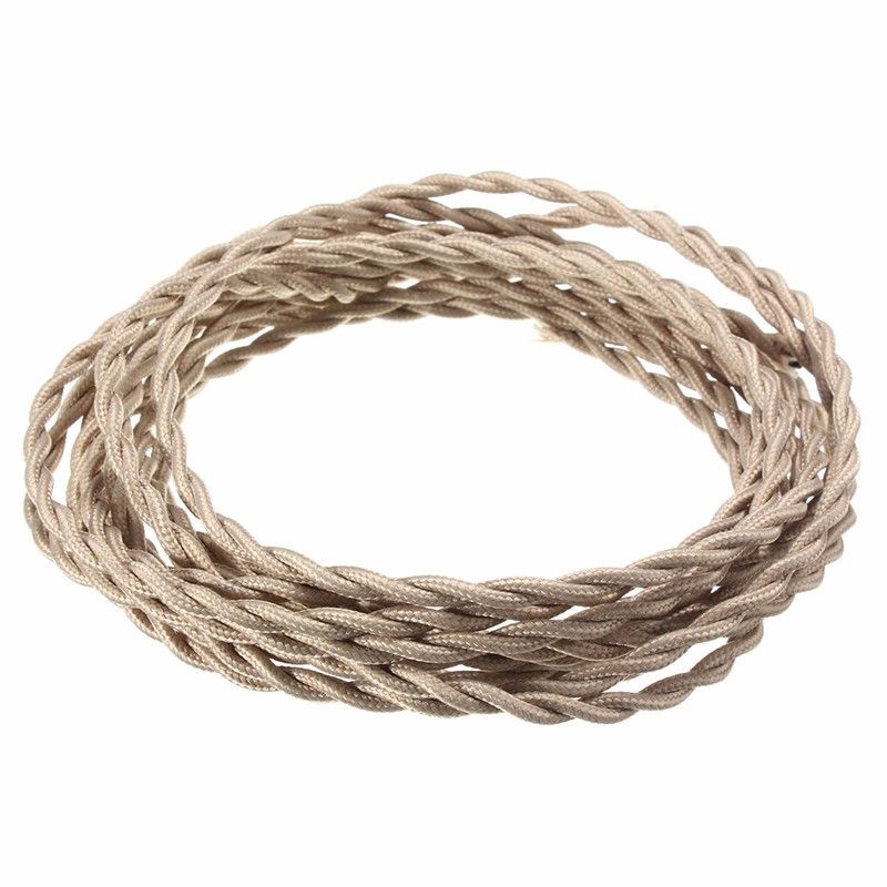 5M-Vintage-2-Core-Twist-Braided-Fabric-Cable-Wire-Electric-Lighting-Cord-1068747
