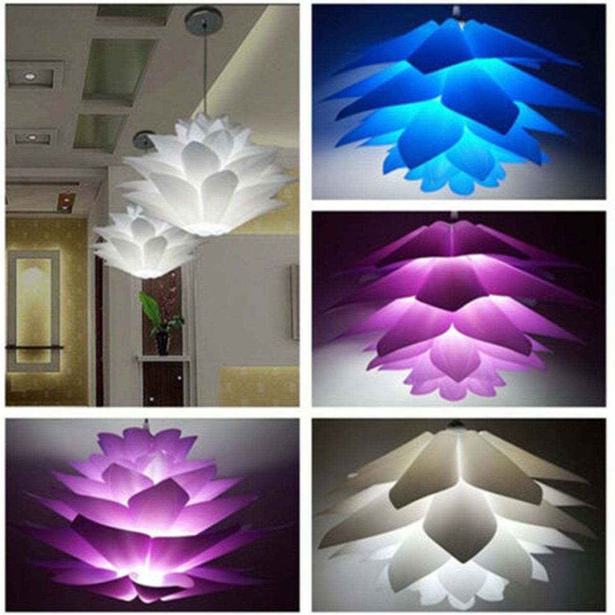 7-Colors-DIY-Lotus-Chandelier-Shape-Ceiling-Pendant-Light-Lampshade-Home-Decor-1720633