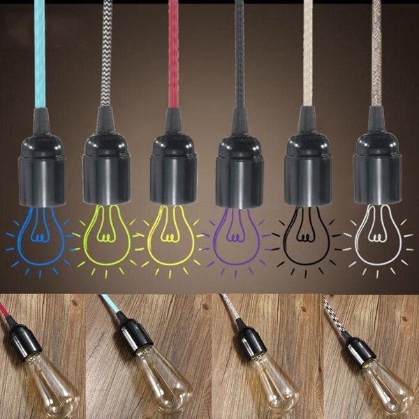 E27-4M-Fabric-Cable-UK-Plug-In-Pendant-Lamp-Light-Set-Fitting-Vintage-Bulb-Holder-Socket-1046615