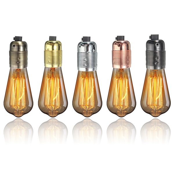E27-Vintage-Industrial-Lamp-Light-Bulb-Holder-Socket-Antique-Retro-Edison-Fitting-1087360