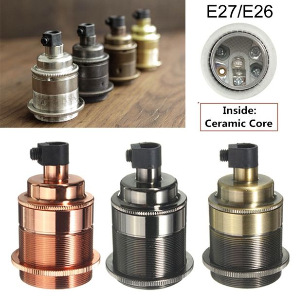 E27E26-Base-Vintage-Edison-Thread-Lamp-Bulb-Pendant-Light-Holder-Socket-Fixture-1074309