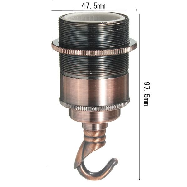 E27E26-Light-Lamp-Holder-Edison-Hanging-Hook-Copper-Metal-Socket-Antique-Vintage-AC110-220V-1057821