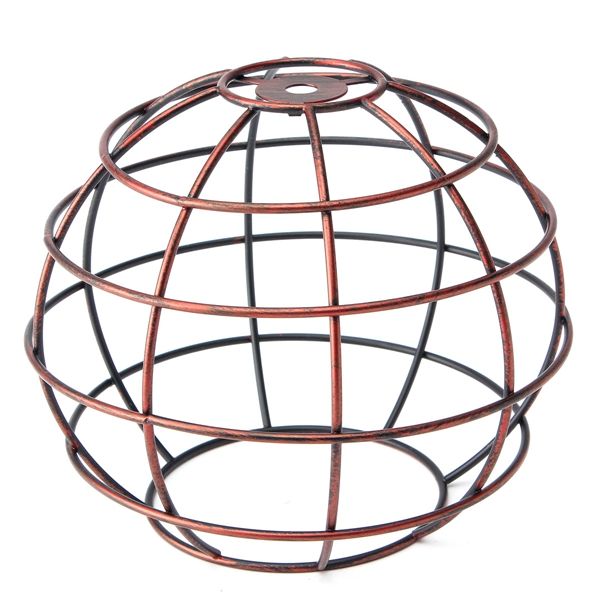 Iron-Vintage-Ceiling-Light-Fitting-Lamp-Bulb-Sphere-Shape-Cage-Bar-Cafe-Lampshade-1079659