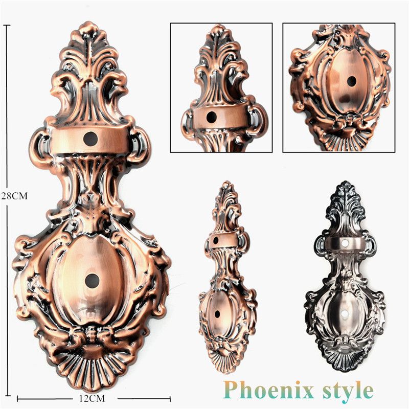 Vintage-Phoenix-Style-Sconce-Wall-Lamp-Light-Base-Part-Mount-Holder-Fixture-Replacement-28x12cm-1112811