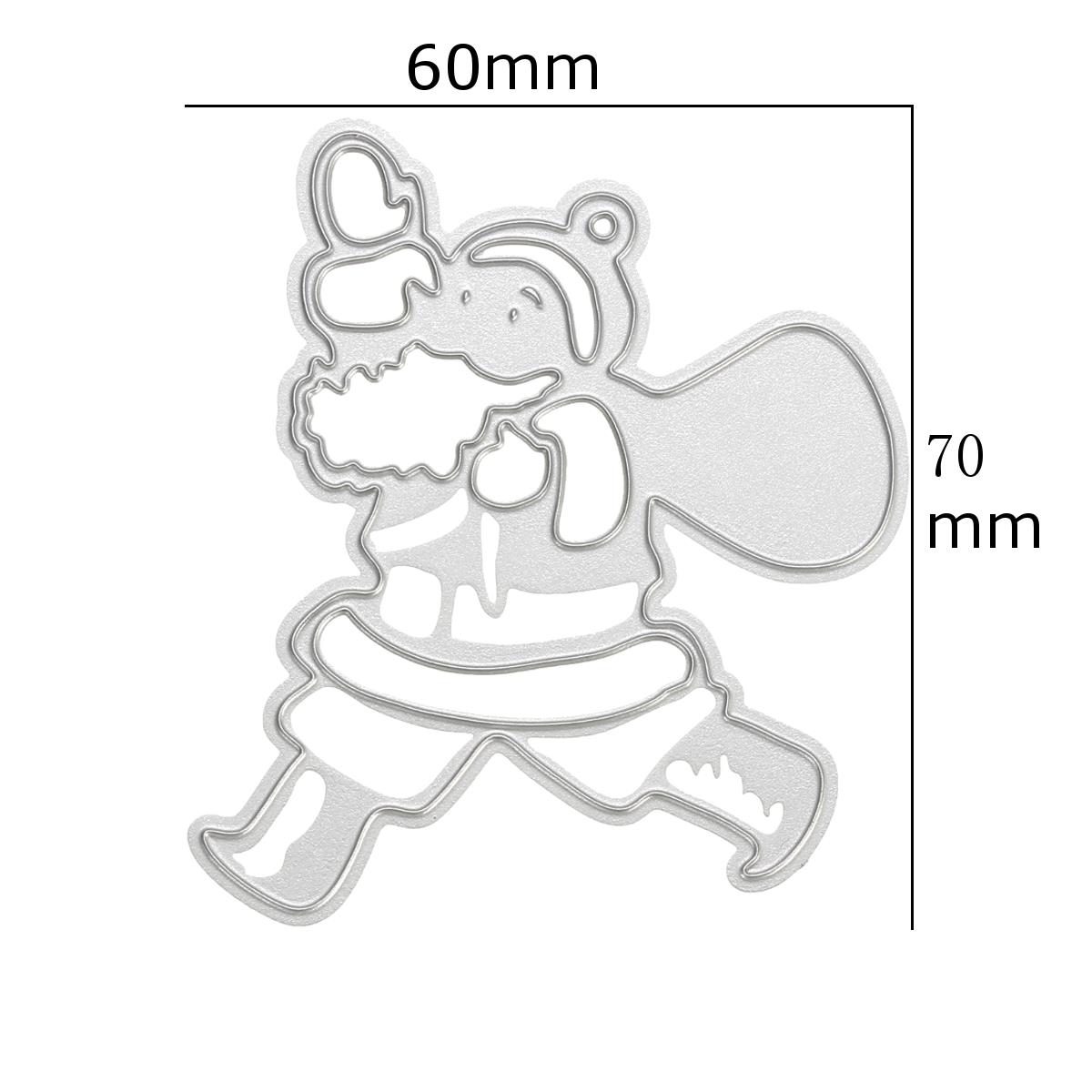 Christmas-Santa-Claus-Metal-Scrapbook-Photo-Album-Paper-Work-Cutting-Dies-1401429